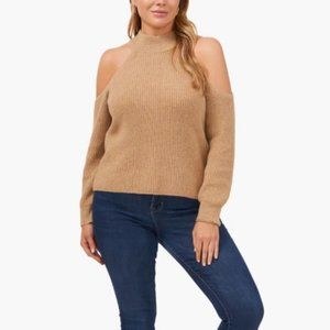 1 State Cold Shoulder Turtleneck Sweater Size 3X
